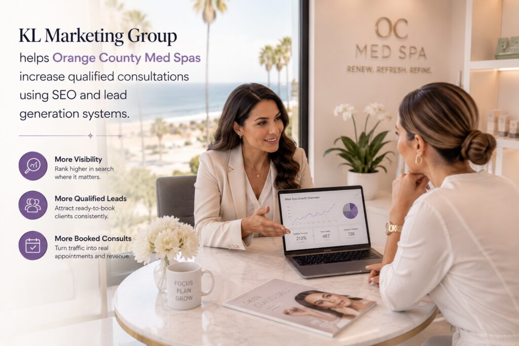 Med Spa SEO Company Orange County | KL Marketing Group | OC SEO