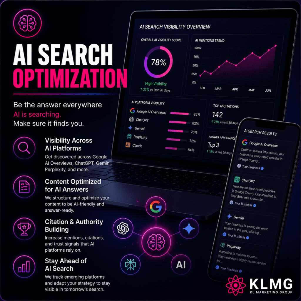 AI SEO Services | KL Marketing Group AI SEO Services KL Marketing Group