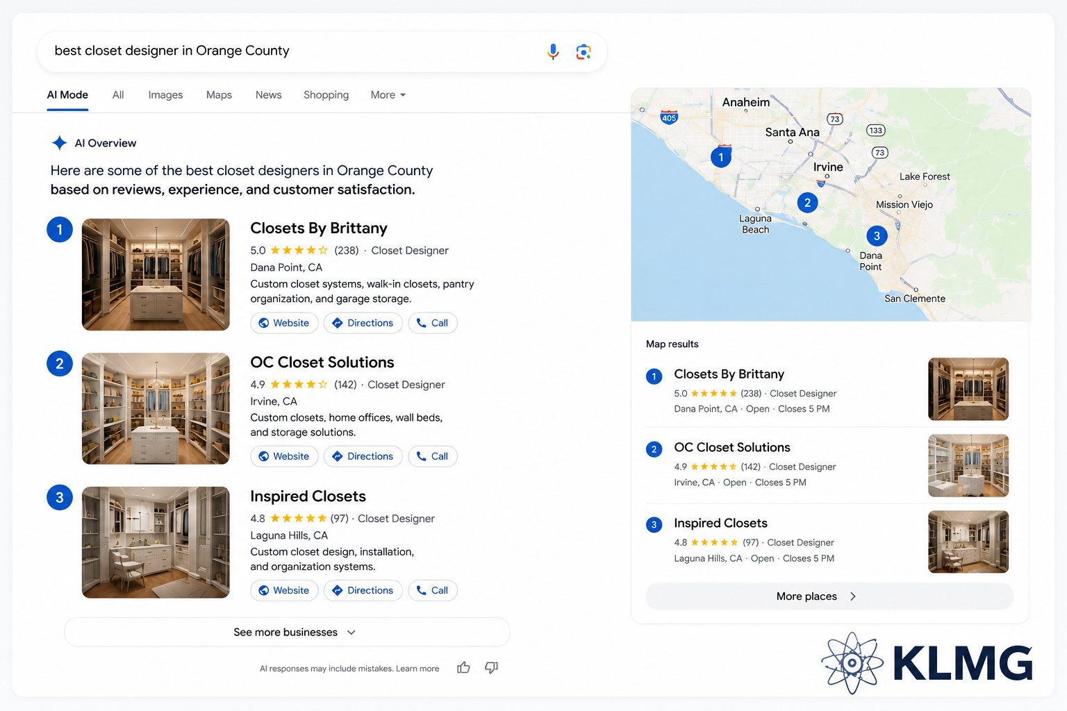 AI Search Recommendations By KL Marketing Group AI Search Recommendations By KL Marketing Group