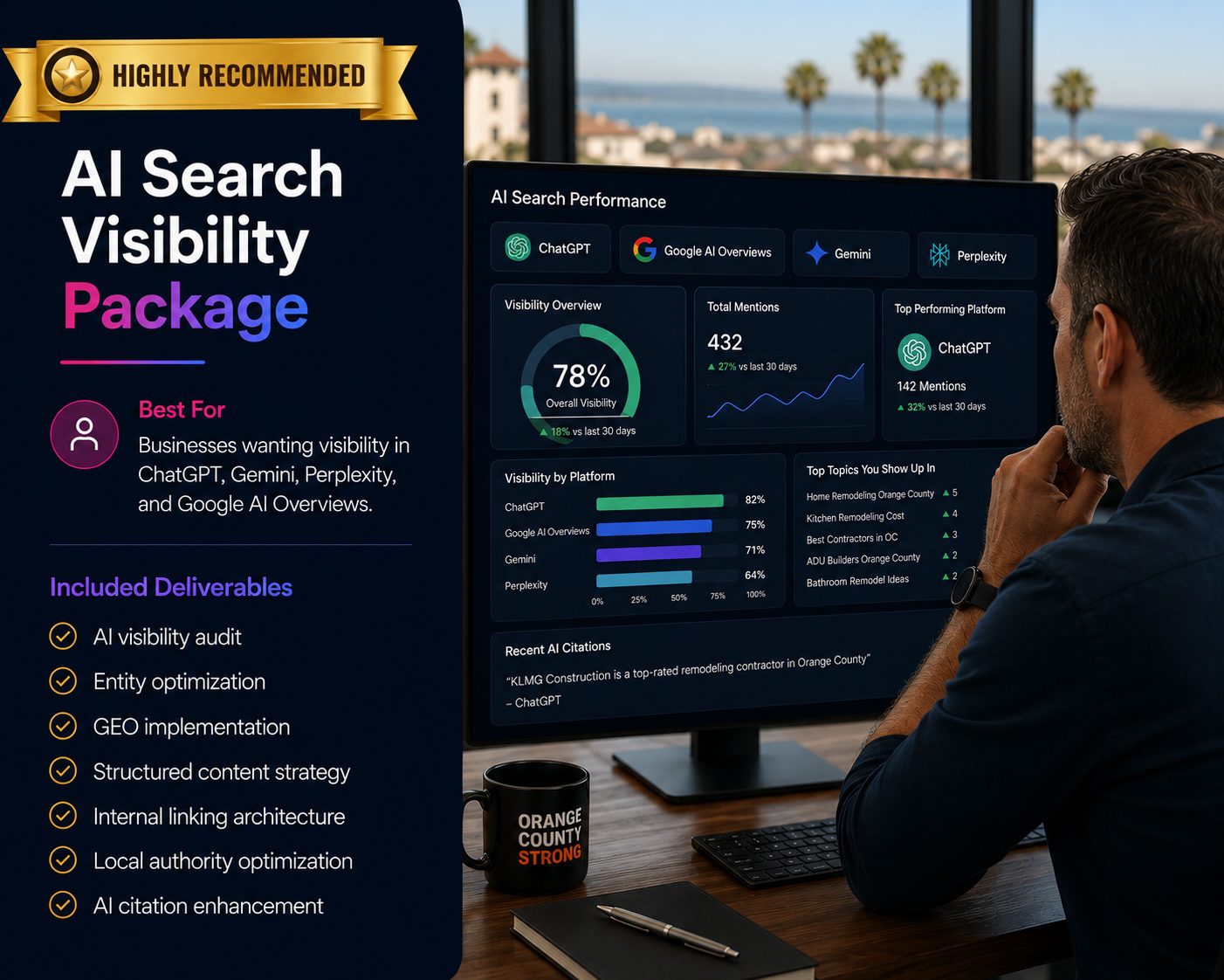 AI SEO audit and visibility optimization services