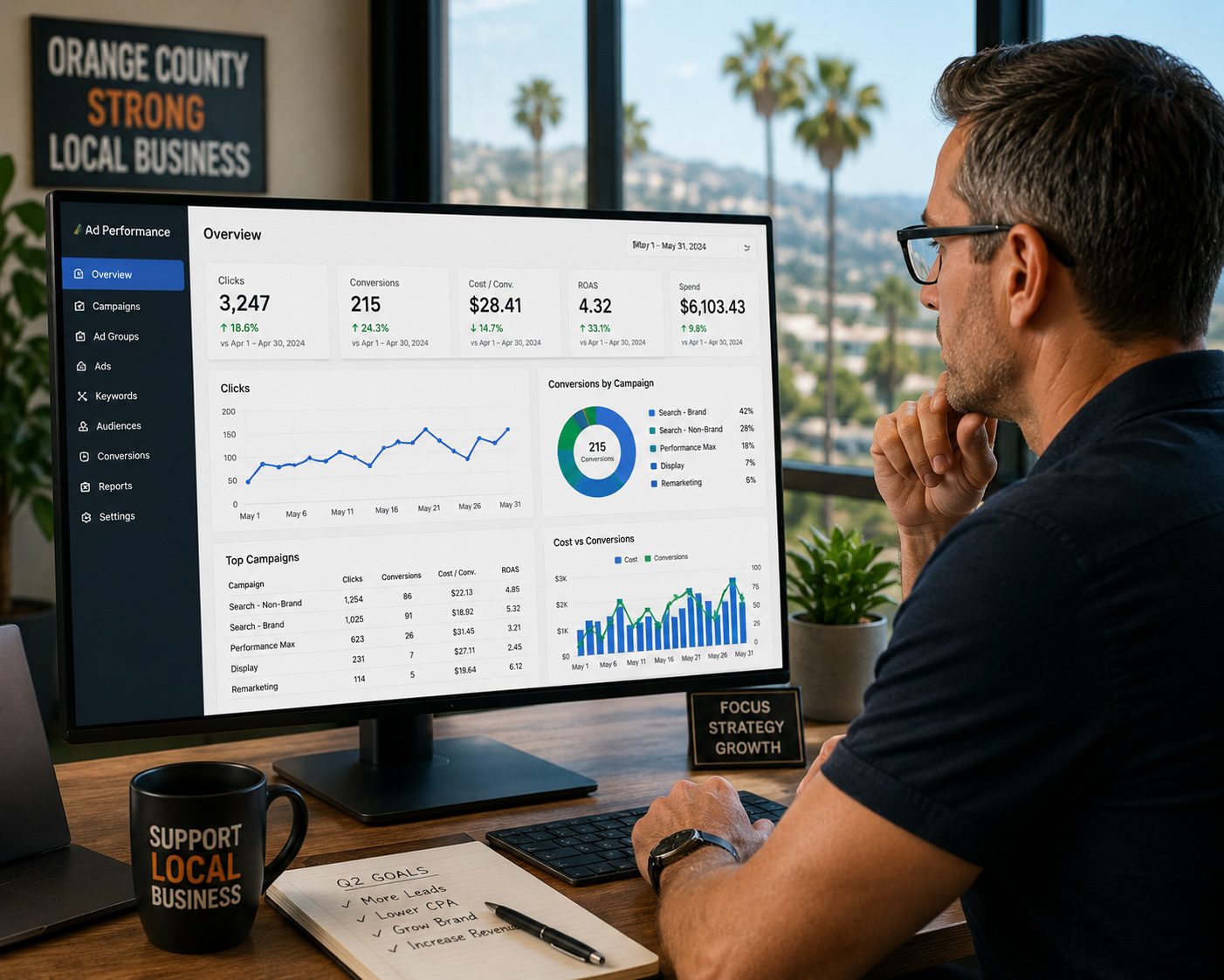Google Ads Meta Ads Services Orange County | KL Marketing Group
