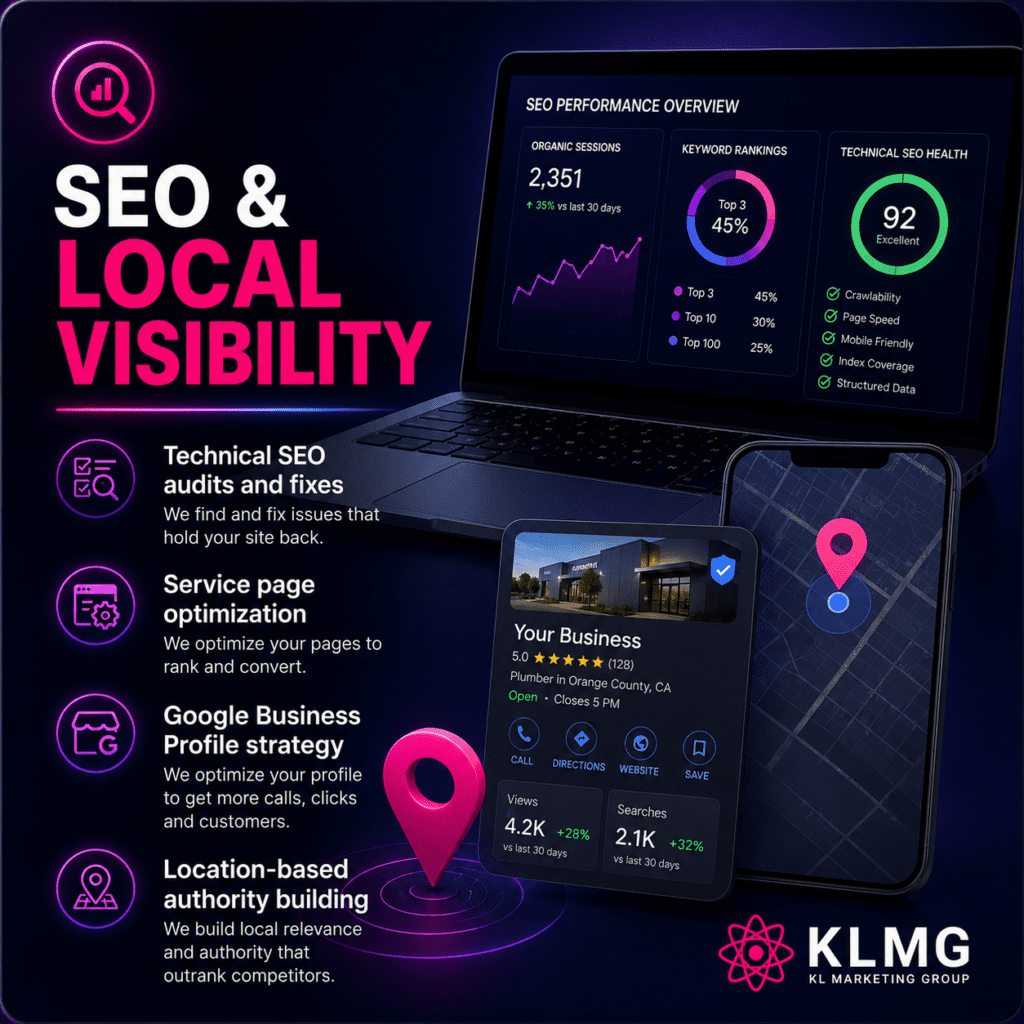 SEO & Local Visibility | KL Marketing Group SEO & Local Visibility | KL Marketing Group