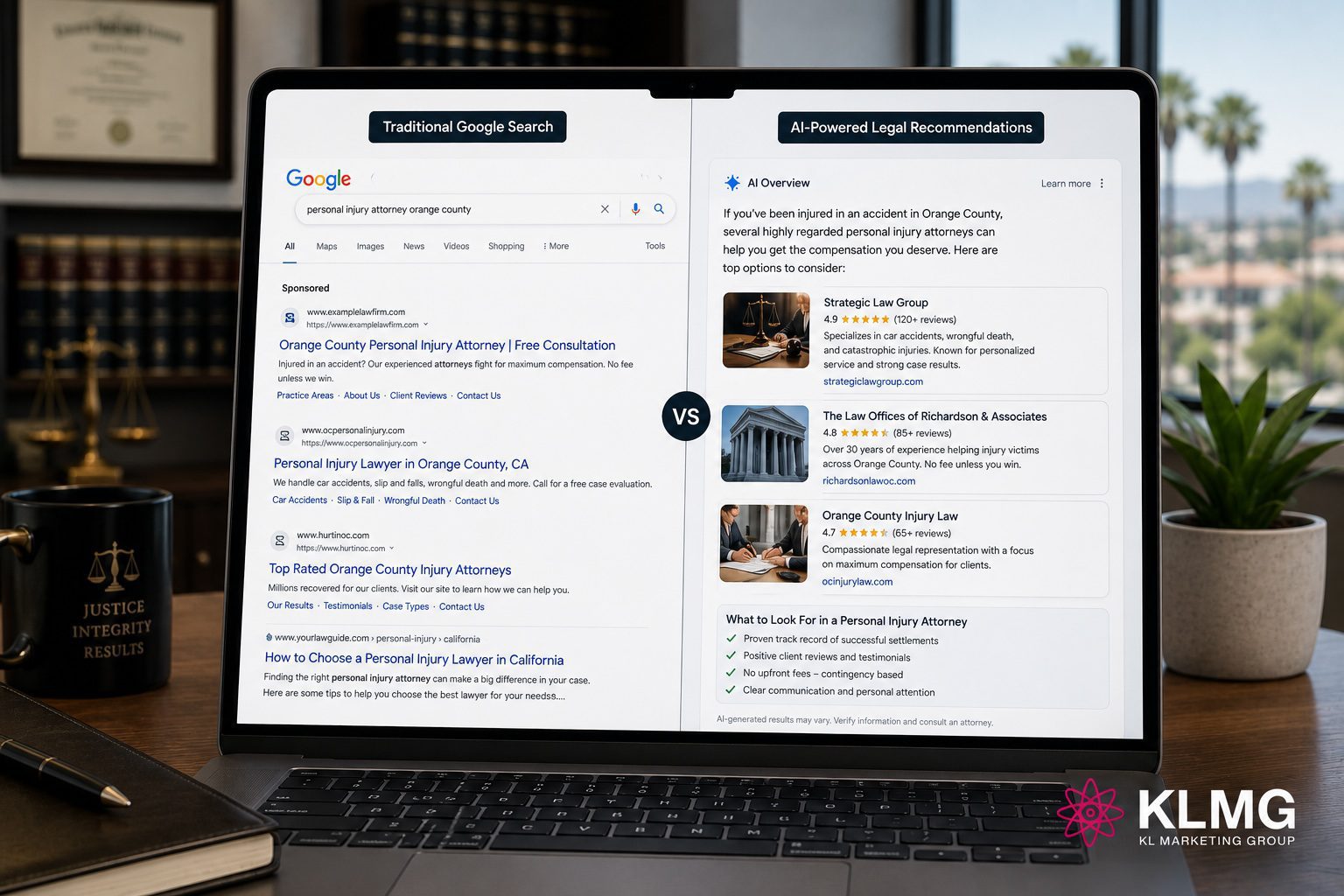 AI SEO For Law Firms | KL Marketing Group