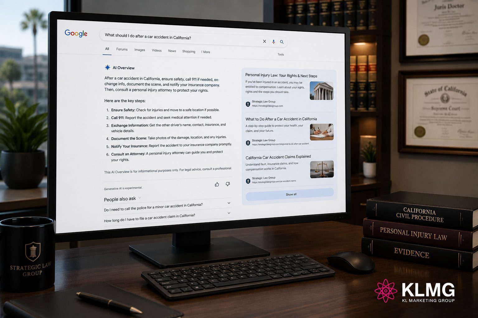 Google Business Optimization For Lawyers | KL Marketing Group