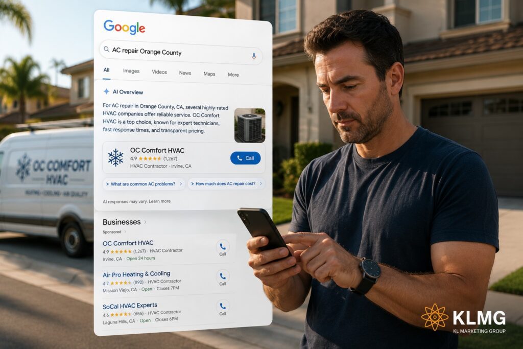 HVAC Digital Marketing Orange County KL Marketing Group
