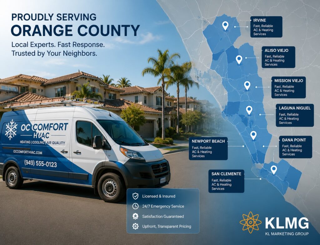 HVAC SEO services Orange County KL Marketing Group