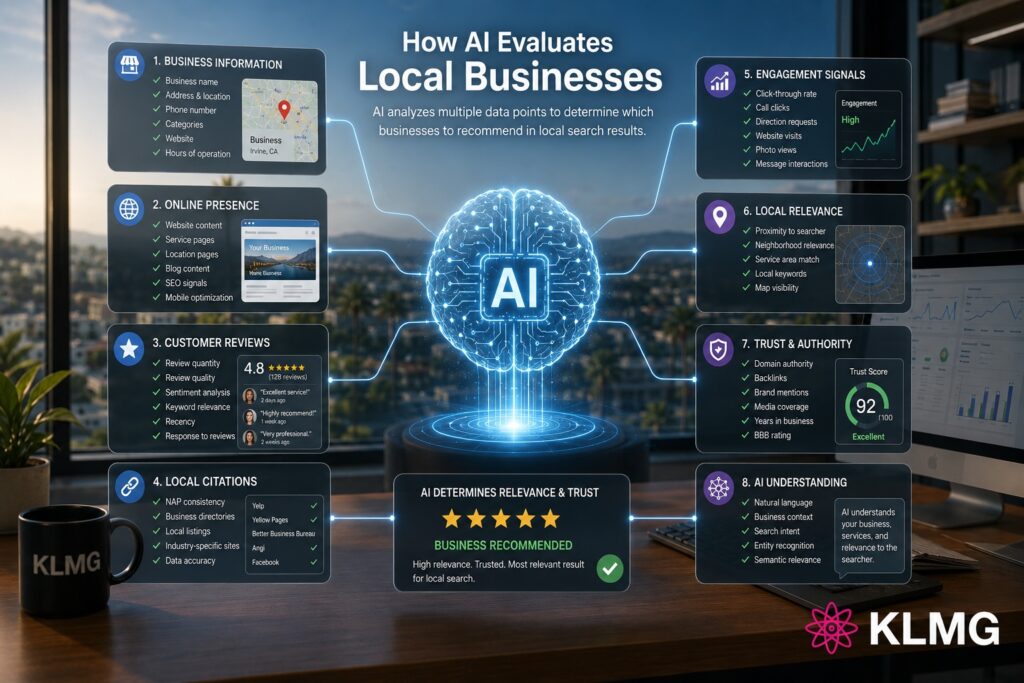 How AI Evaluates Local Businesses KL Marketing Group