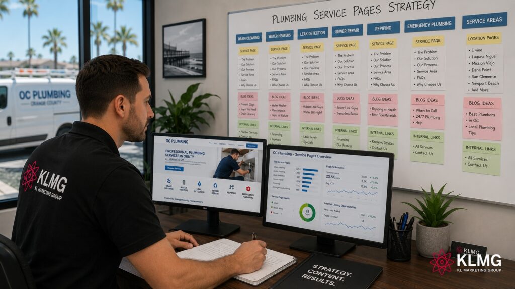SEO Services For Plumbers OC | KL Marketing Group